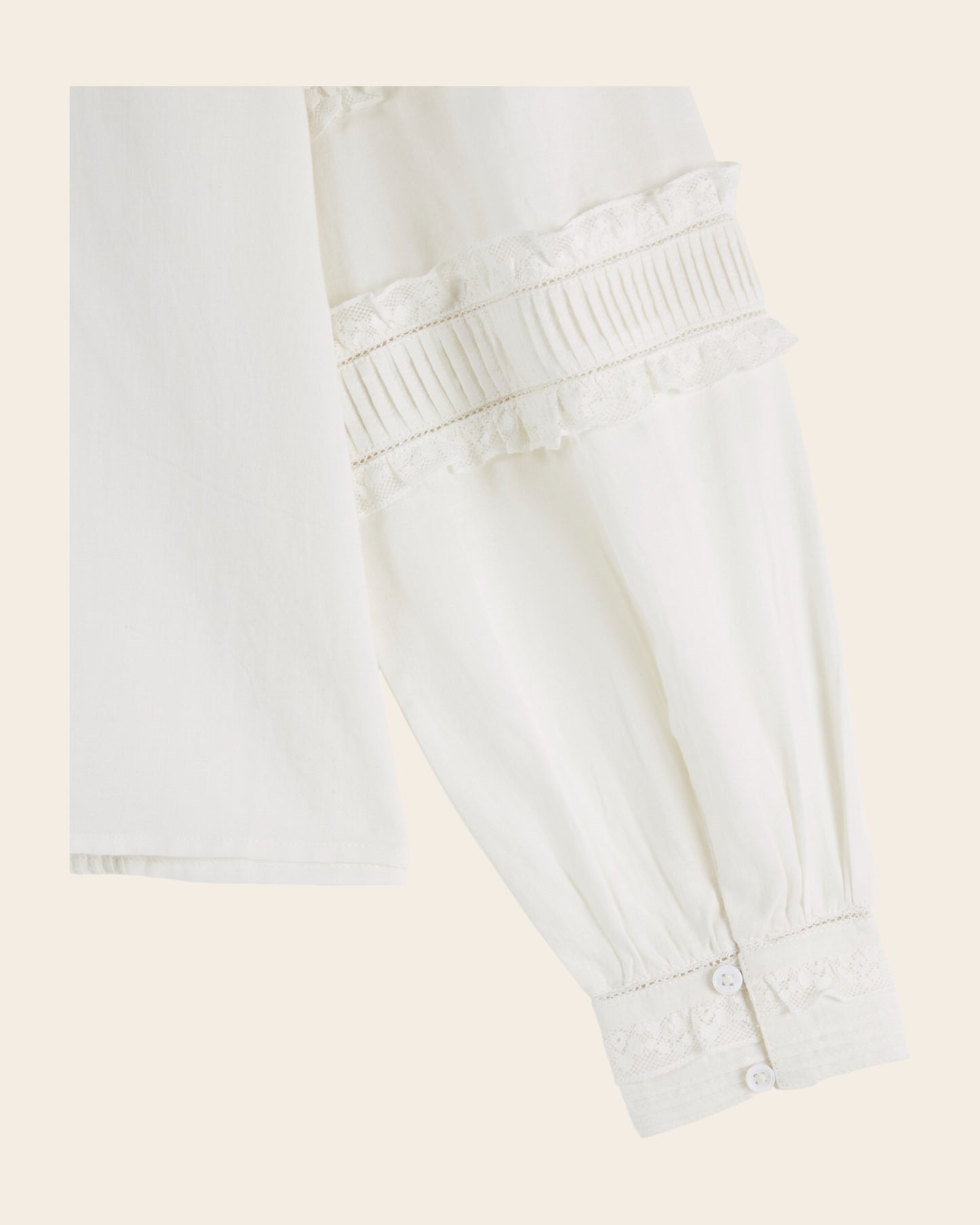 Blouse - Dentelle écru