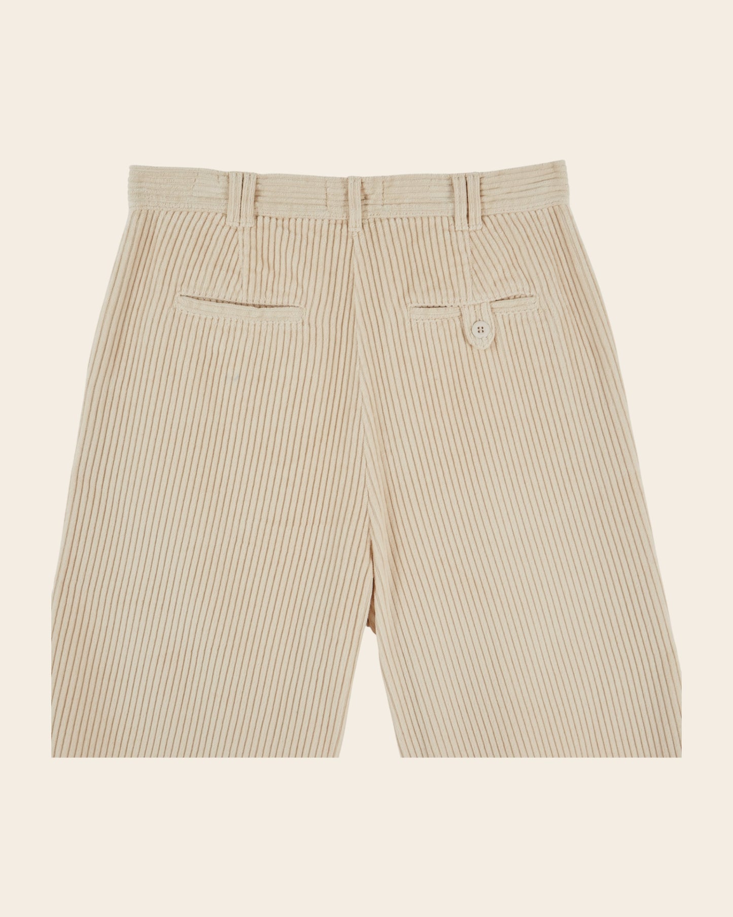 Pantalon - Velours cotelé crème