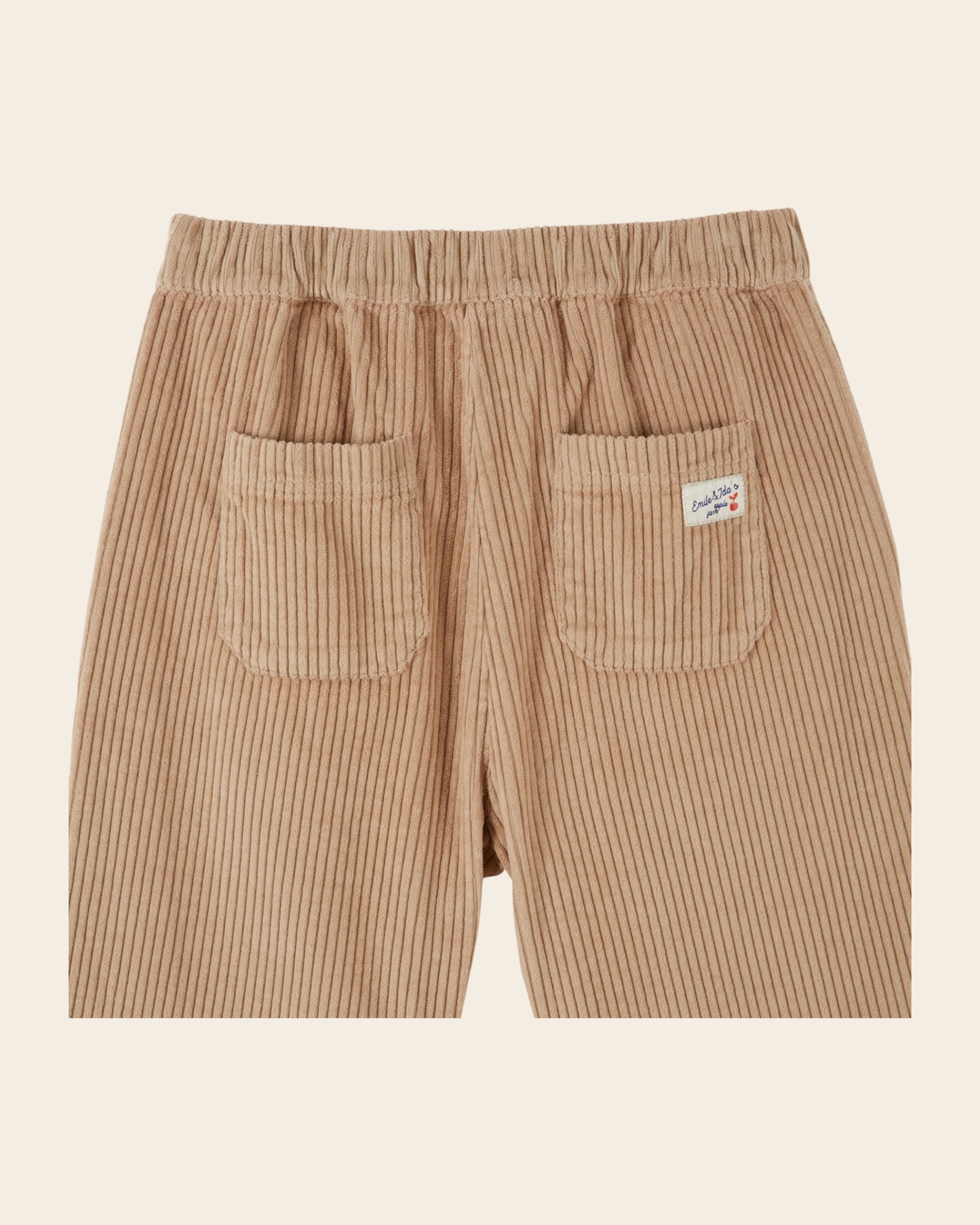 Pantalon - Velours cotelé beige