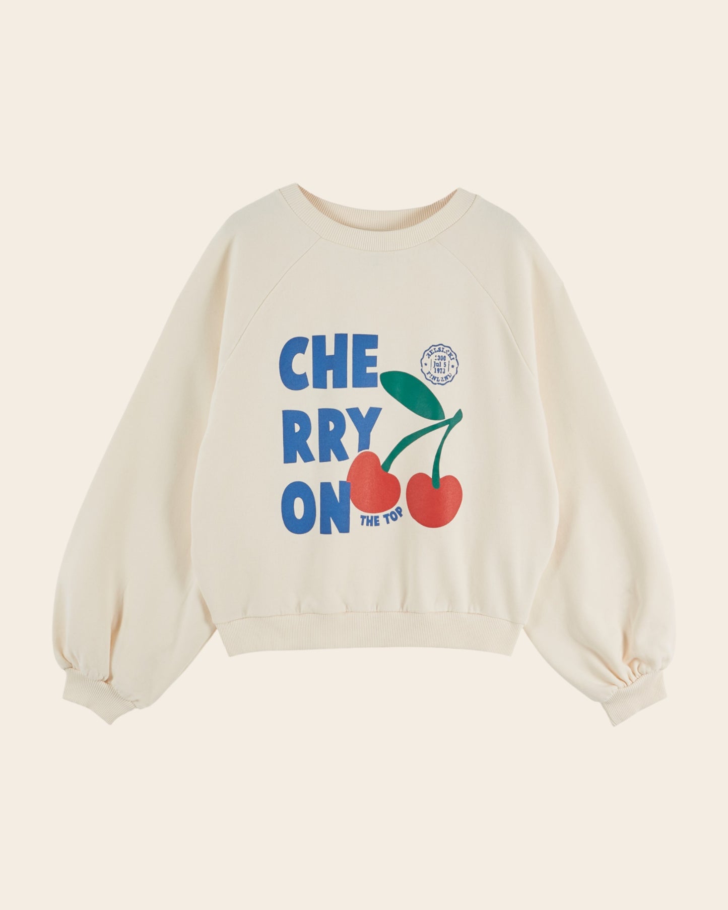 Sweat - Cherry on the top écru
