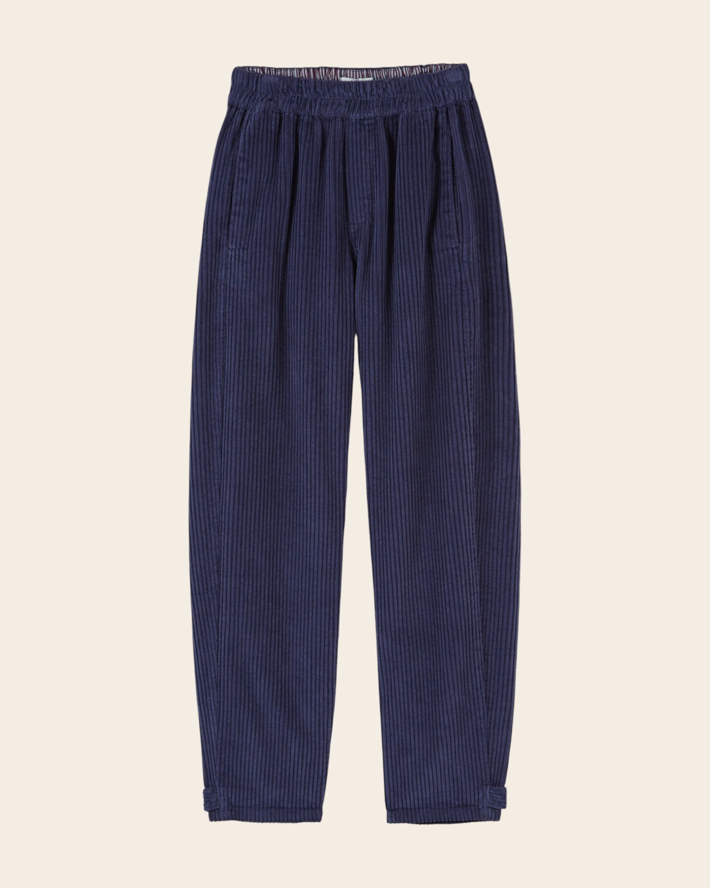 Pantalon jogger - Velours cotelé bleu