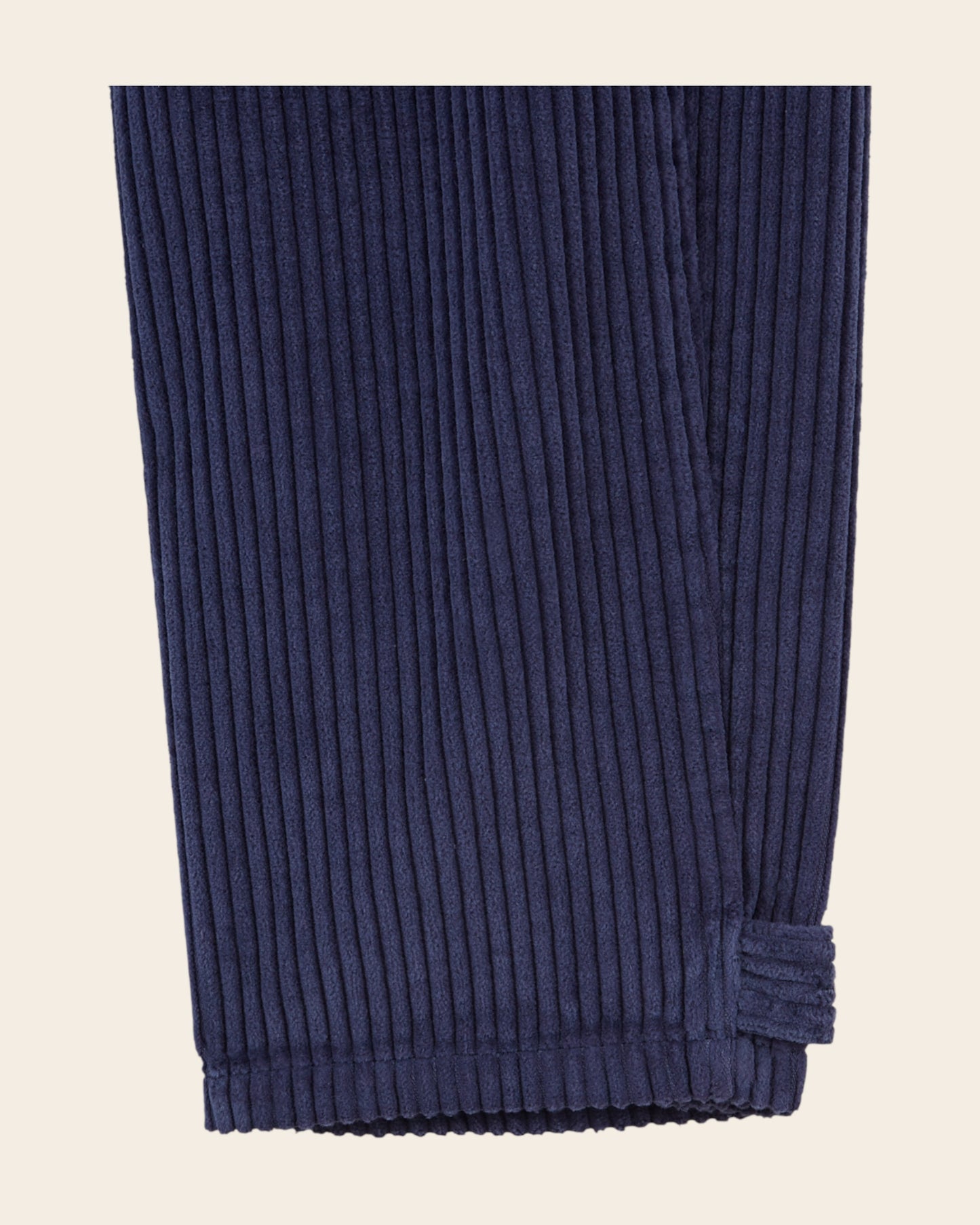 Pantalon jogger - Velours cotelé bleu