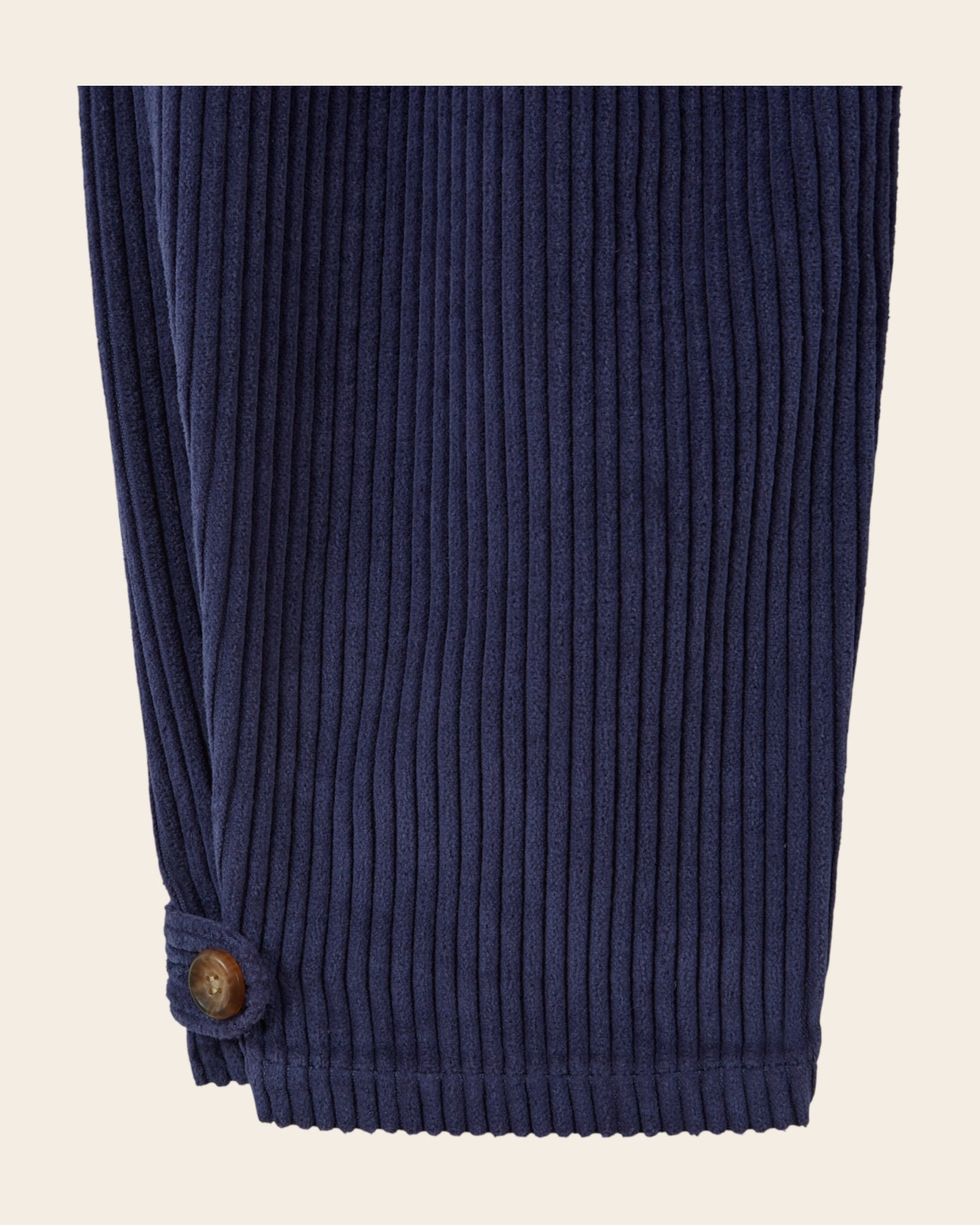 Pantalon jogger - Velours cotelé bleu