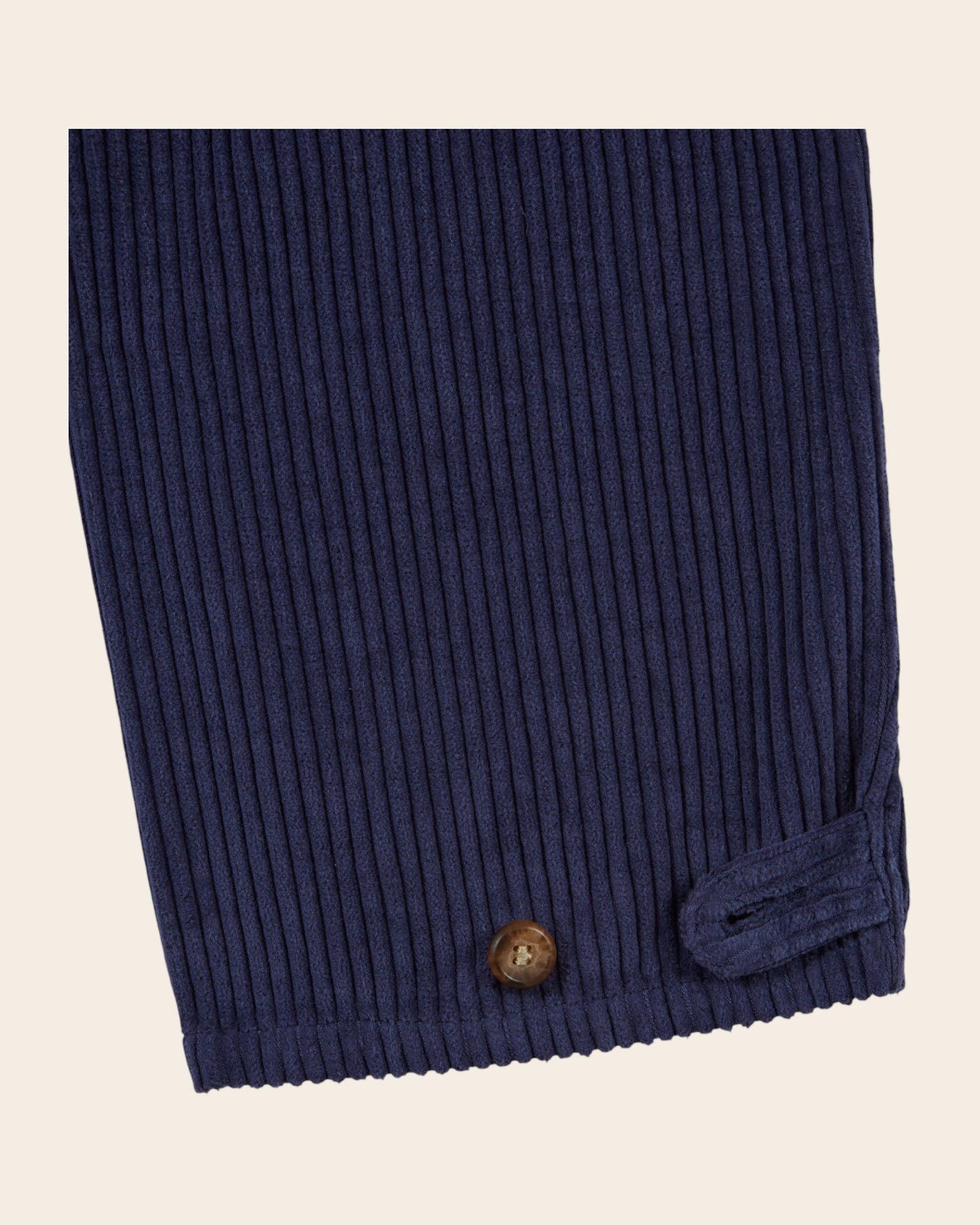 Pantalon jogger - Velours cotelé bleu
