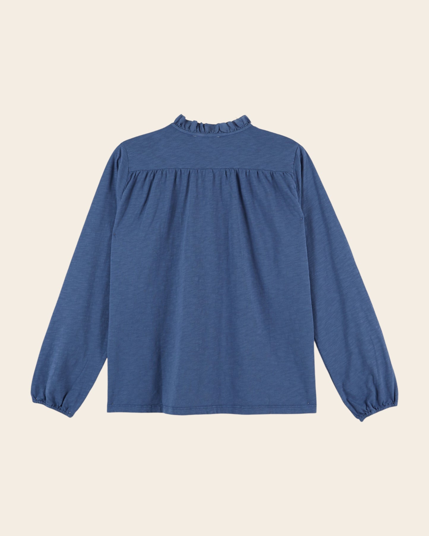 T-shirt manches longues - Volanté bleu
