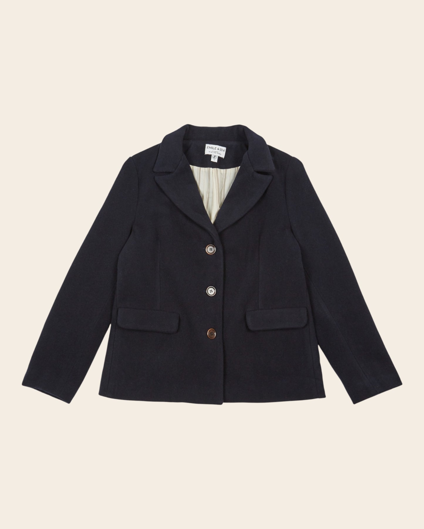 Veste tailleur - Laine marine