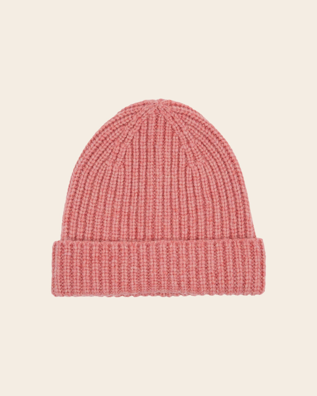 Bonnet - Laine mérinos rose