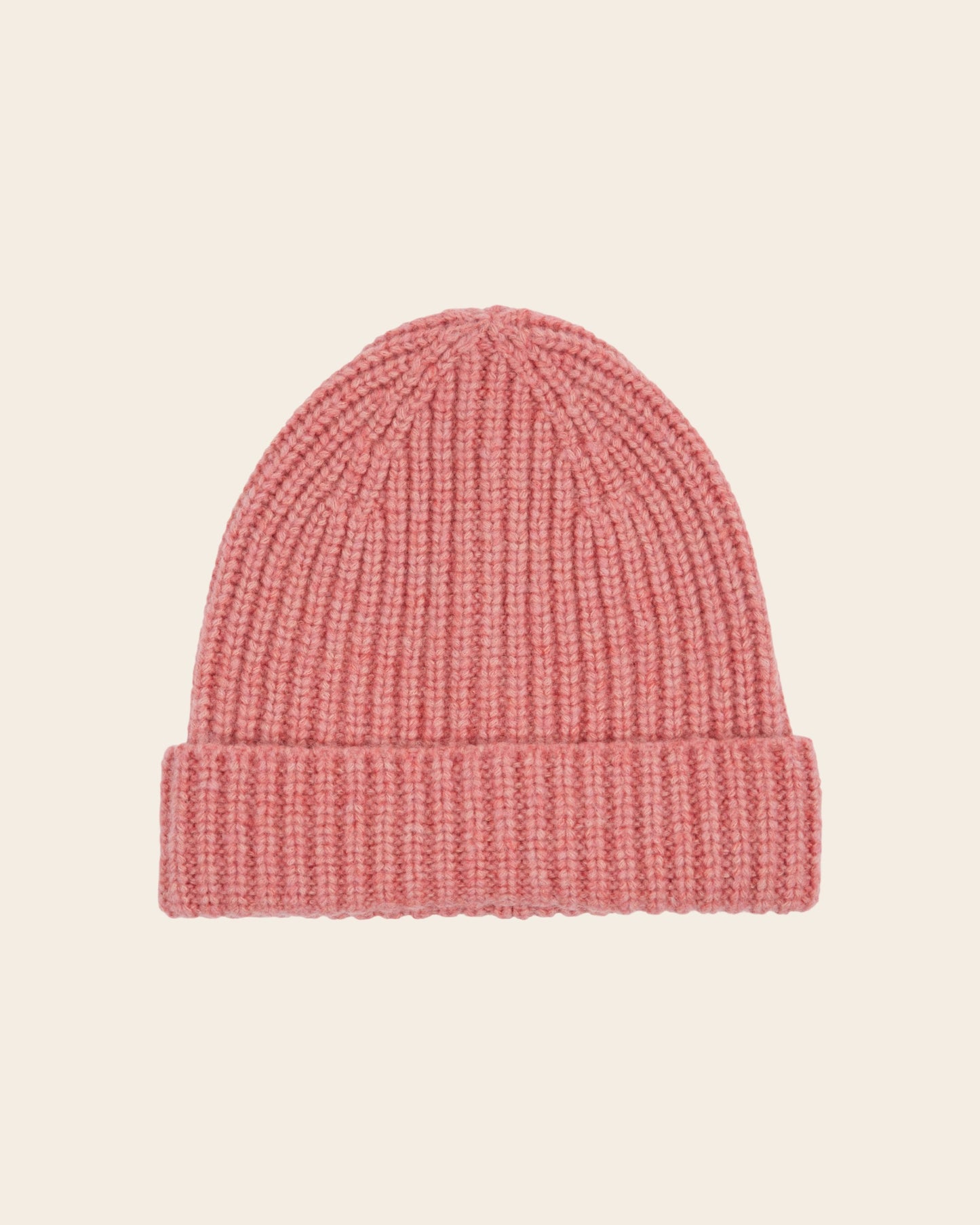 Bonnet - Laine mérinos rose