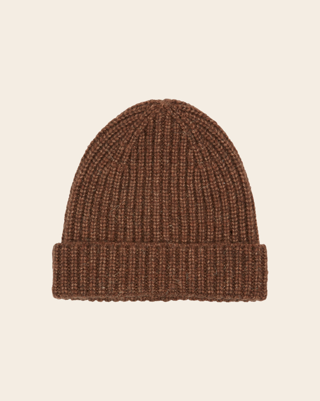 Bonnet - Laine mérinos marron