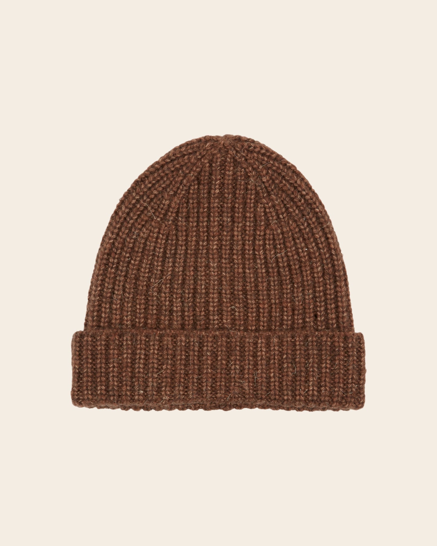 Bonnet - Laine mérinos marron