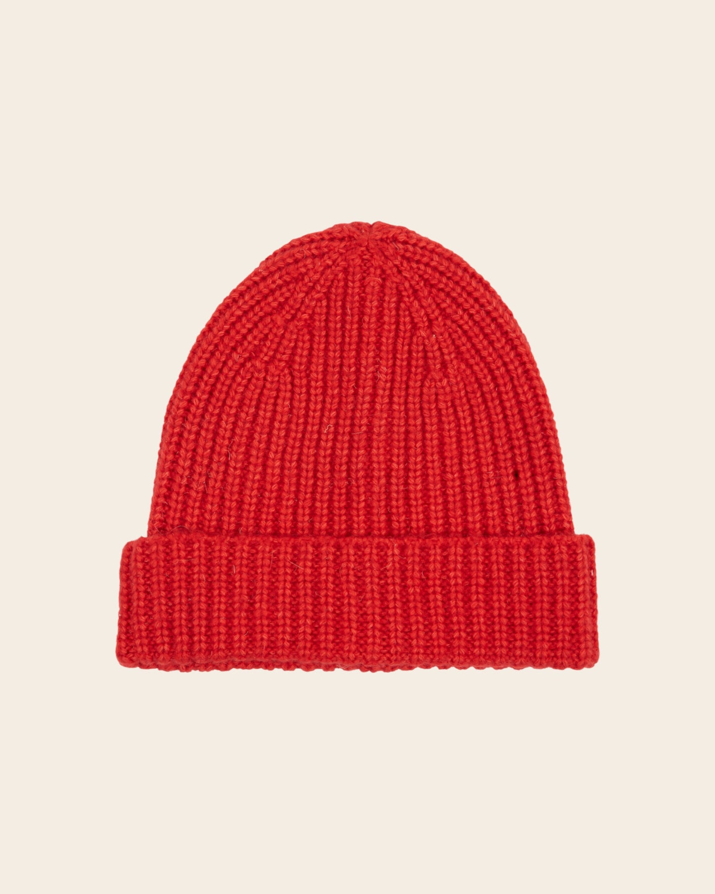 Bonnet - Laine mérinos rouge