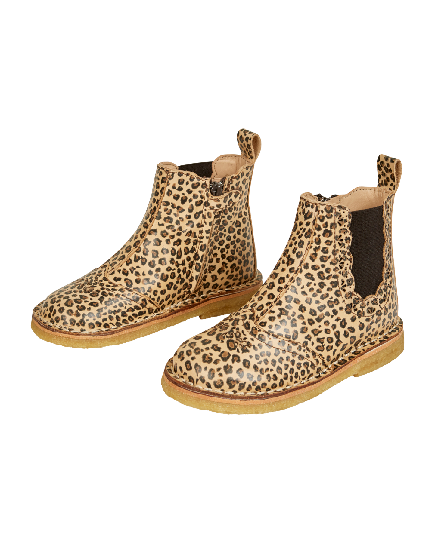 Boots élastiquées - Beige léopard