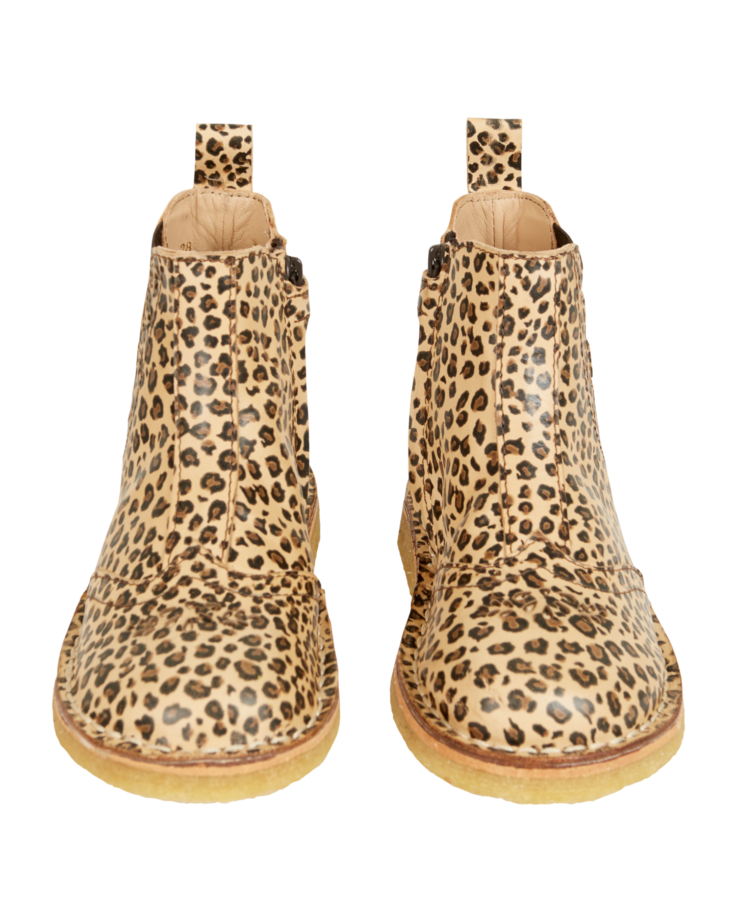 Boots élastiquées - Beige léopard