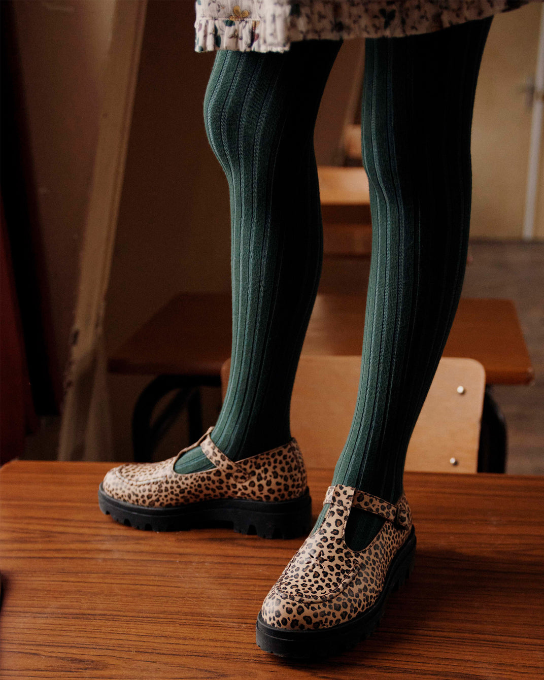 Mocassins - Cuir petit léopard